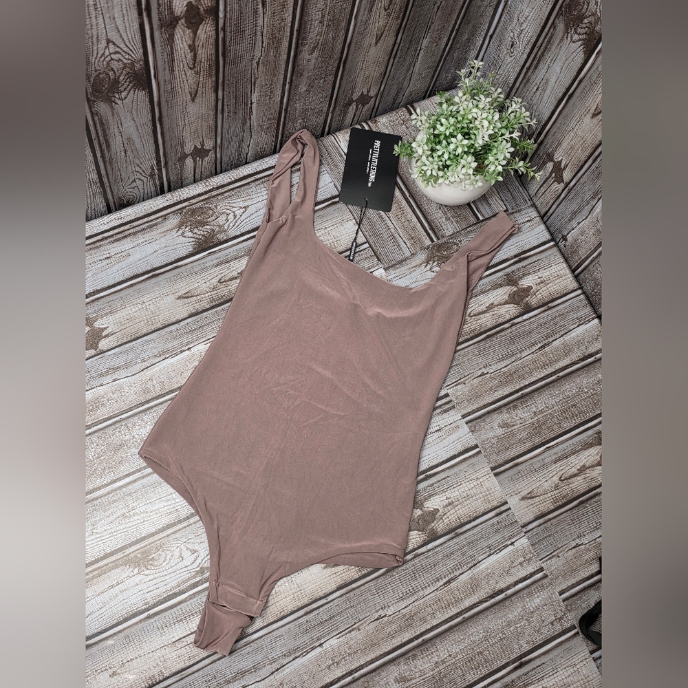 PrettyLittleThing Dusty Pink Bodysuit